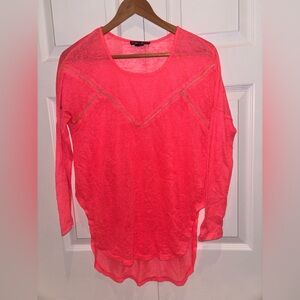 LOVE&EVOL Women's Coral Long Sleeve Top
